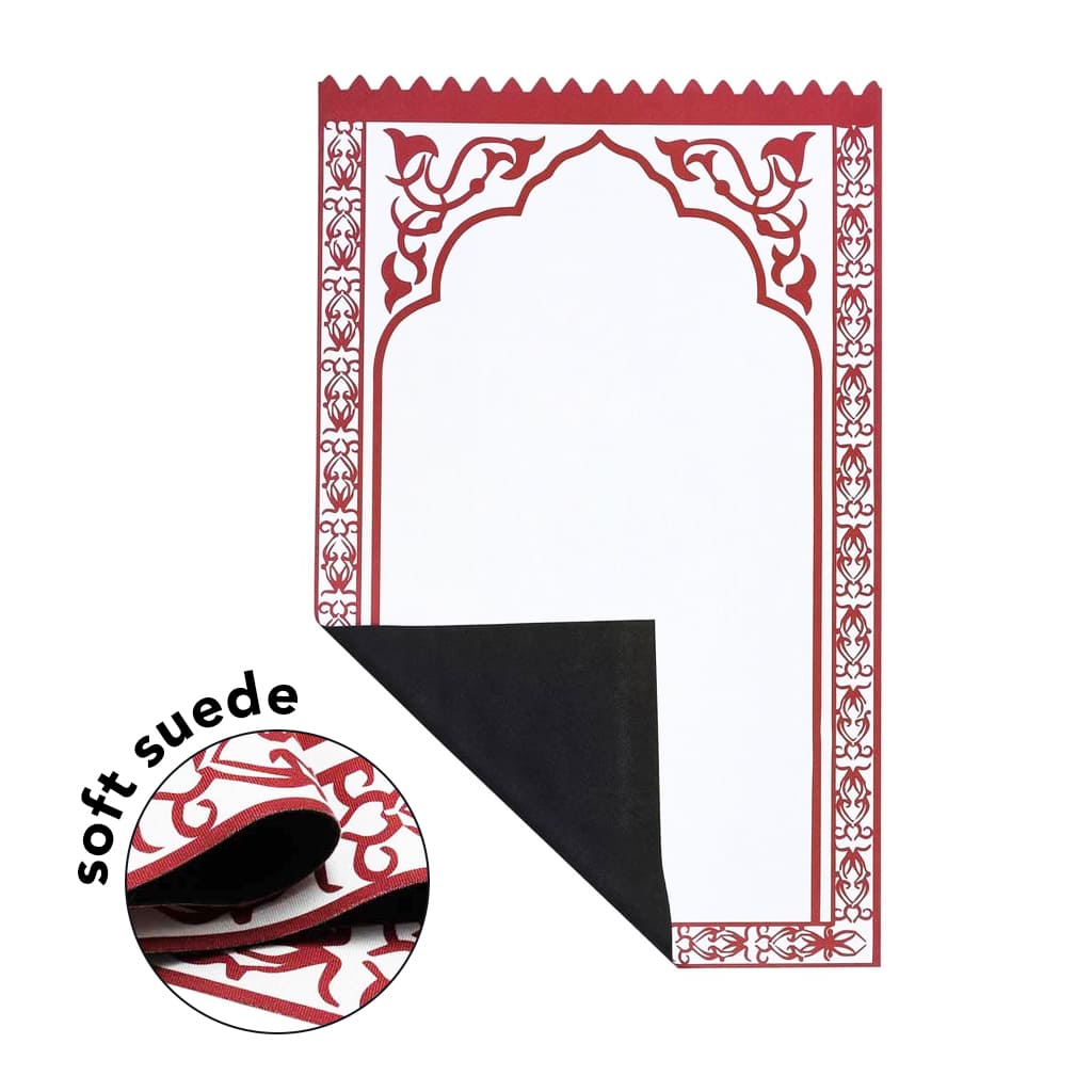 Soft Suede Prayer Mat with Velvet Pouch