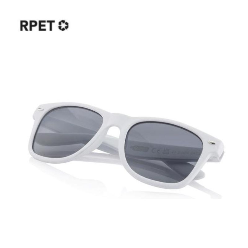 eco-neutral RPET Sunglass - White