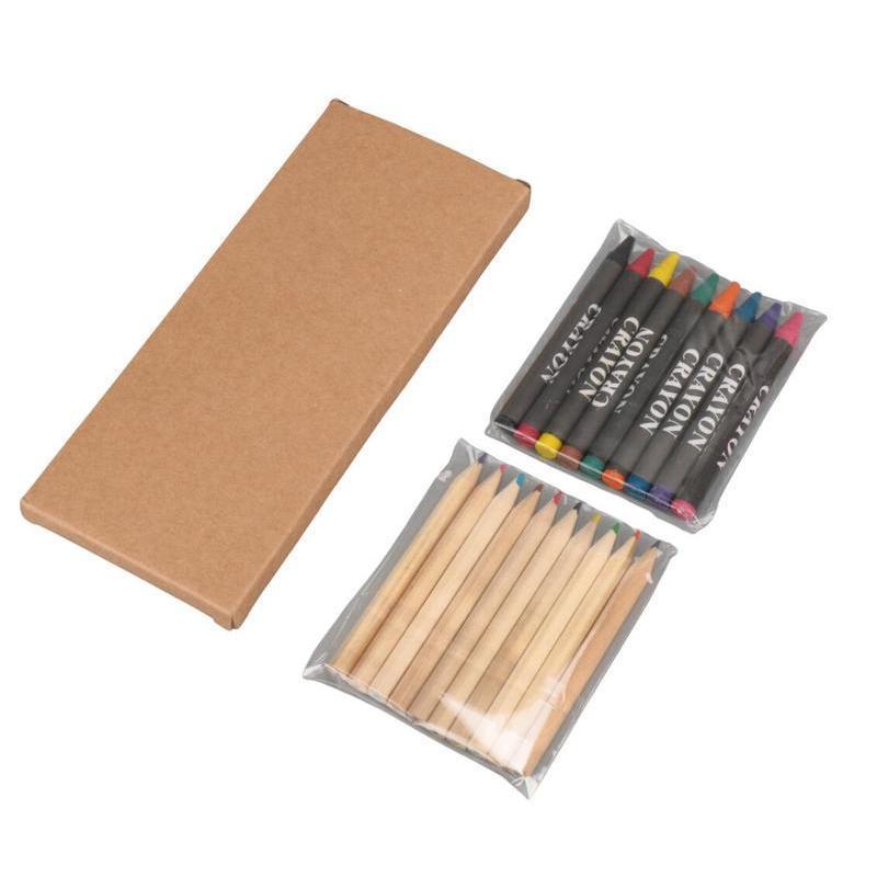 Giftology Color Pencils and Crayons Sets