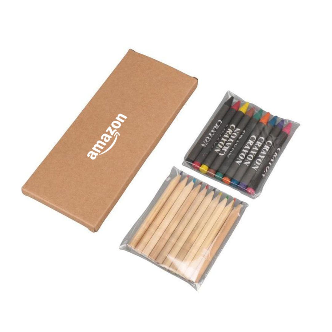 Giftology Color Pencils and Crayons Sets