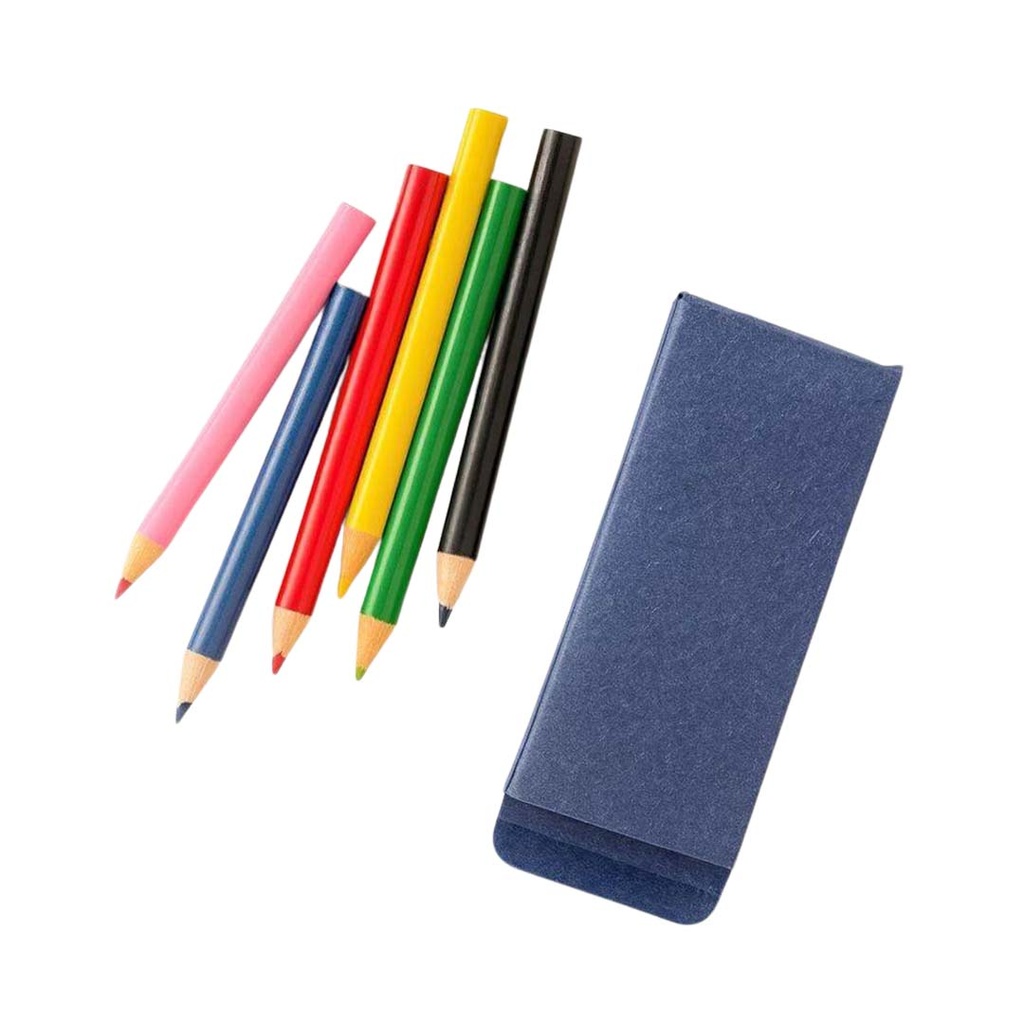 Giftology Set of 6pcs Color Pencils in Denim Paper Box