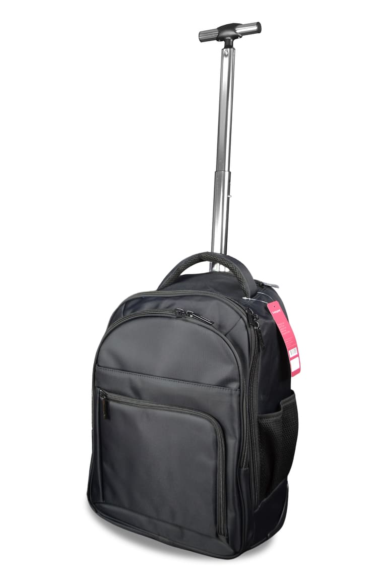 SANTHOME 2 Wheels Trolley Backpack - Black