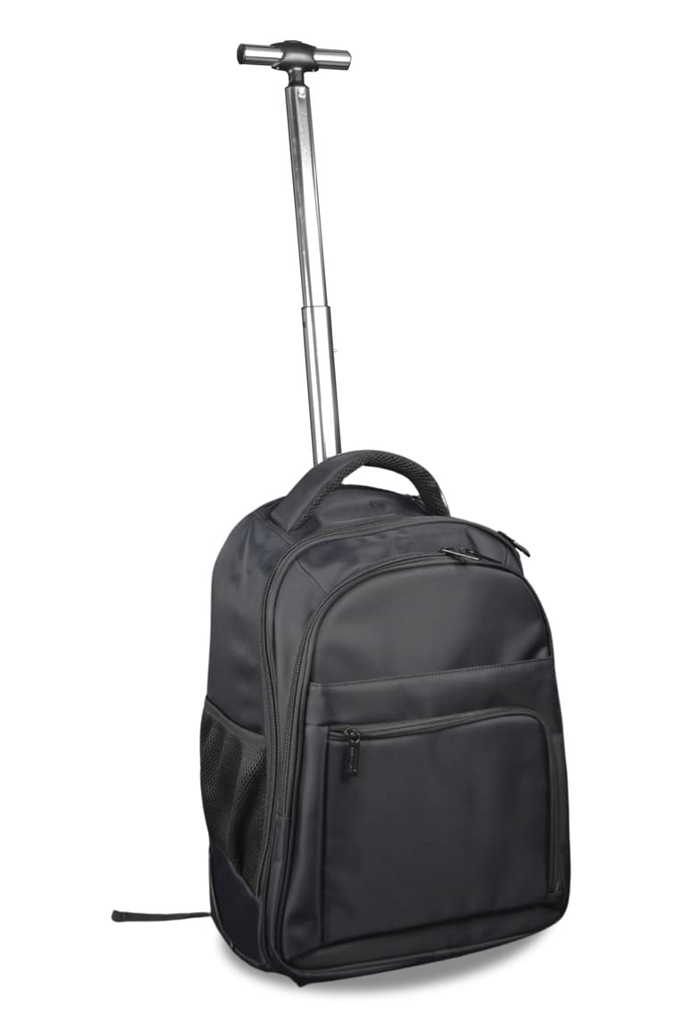 SANTHOME 2 Wheels Trolley Backpack - Black