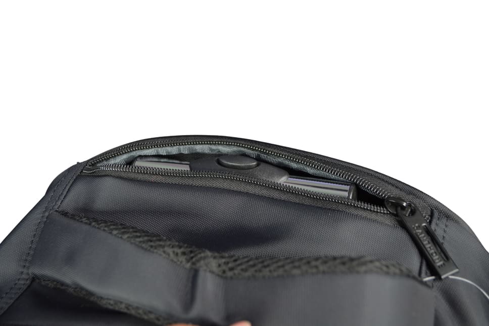 SANTHOME 2 Wheels Trolley Backpack - Black