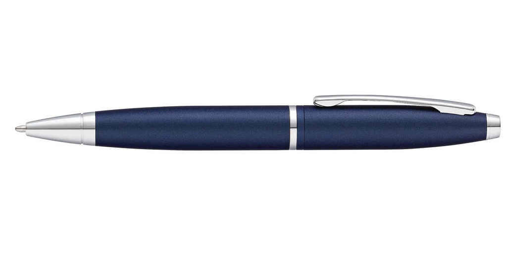 Cross Calais™ Matte Metallic Blue with Polished Chrome Appointments Ballpoint Pen (Blue Ink)