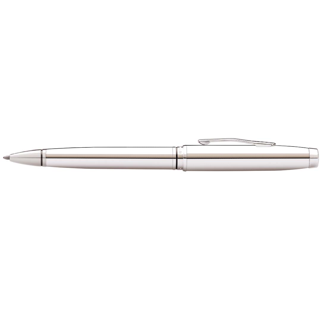 Cross Coventry Polished Chrome Ballpoint Pen (Blue Ink)