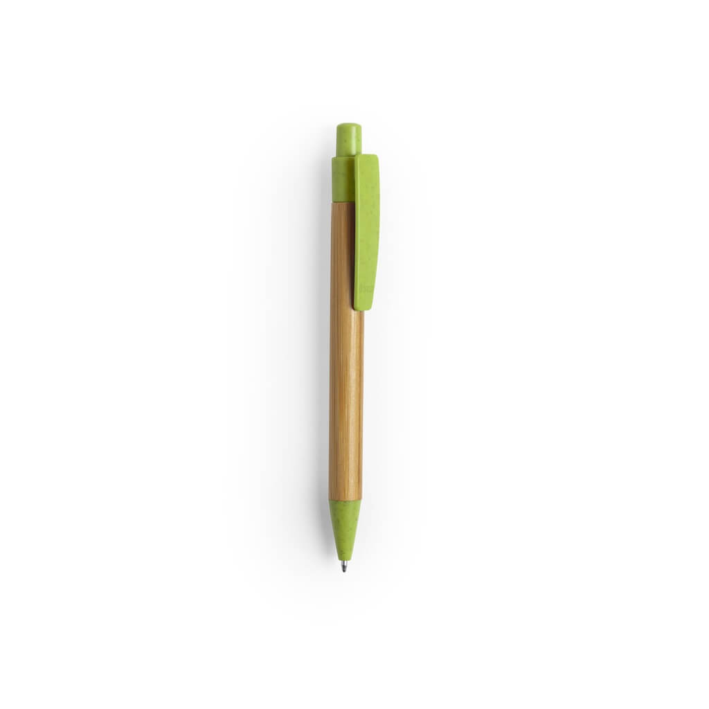 eco-neutral Bamboo Wheat Straw Pen - Green