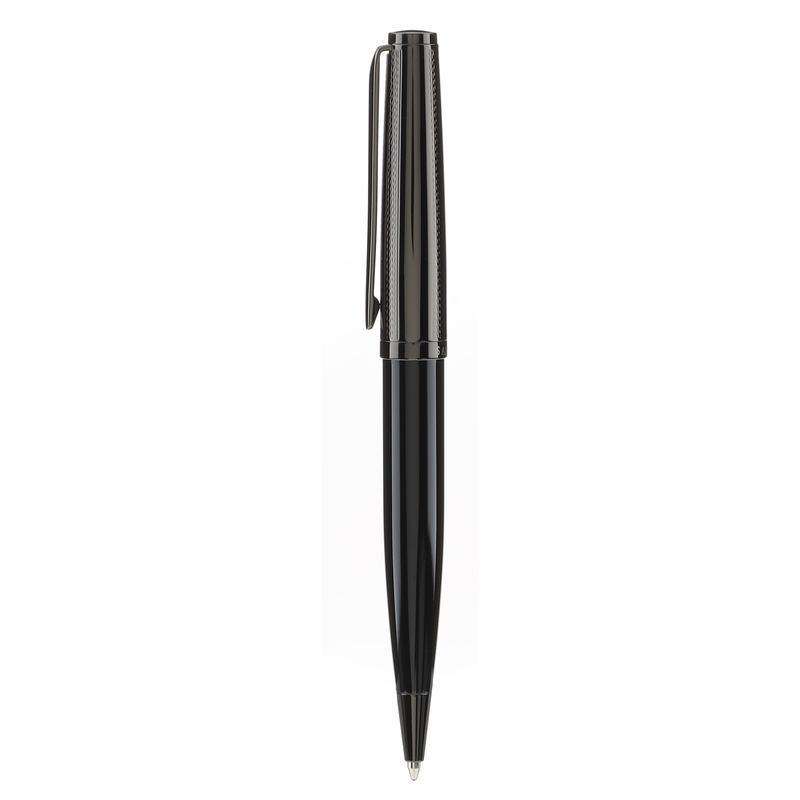 Santhome® Gift Set of 2 Luxury Pens - Black / Chrome