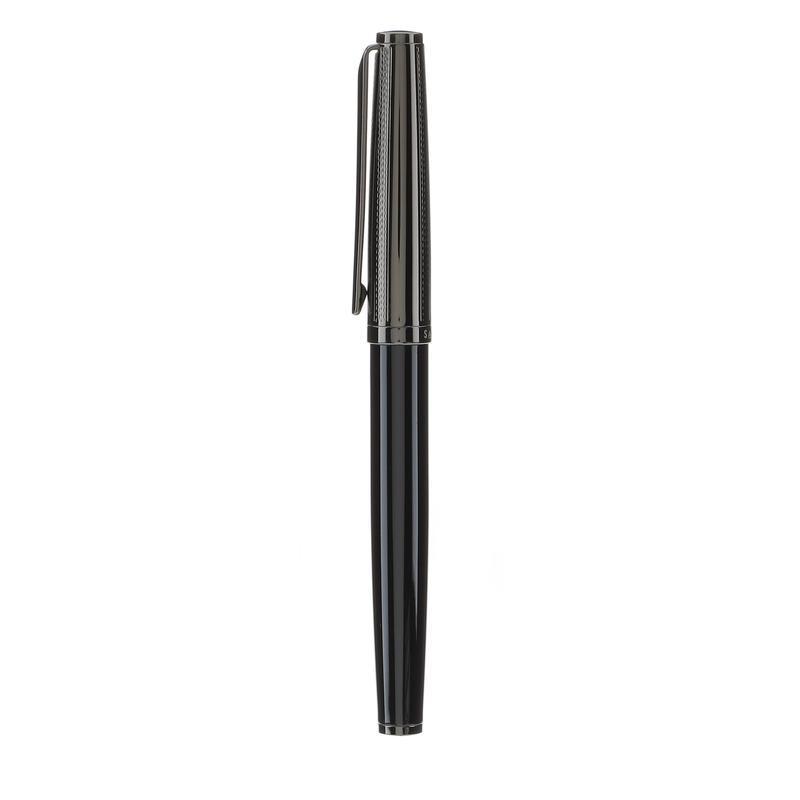 Santhome® Gift Set of 2 Luxury Pens - Black / Chrome