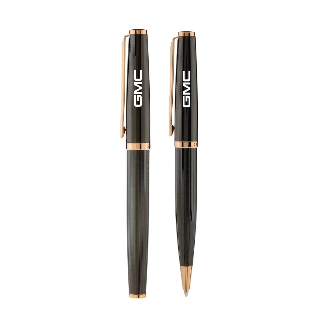 Santhome® Gift Set of 2 Luxury Pens - Black / Gold