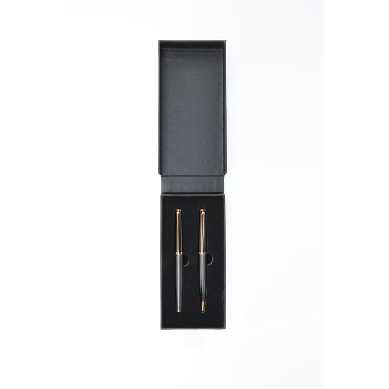 Santhome® Gift Set of 2 Luxury Pens - Black / Gold