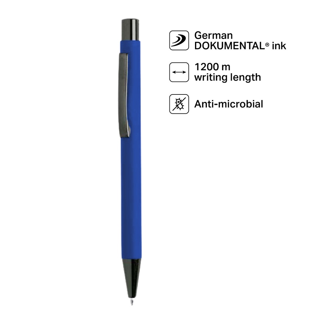 Giftology Metal Ballpen - Blue (Anti-bacterial)