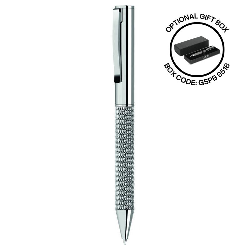 MESH Premium Metal Ballpoint Pen - Silver