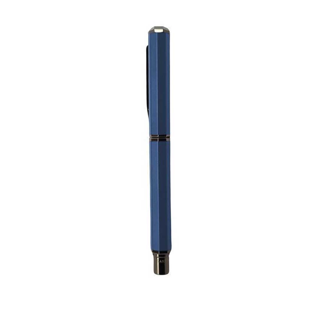 Premium Metal Roller Pen in Gift Box - Blue