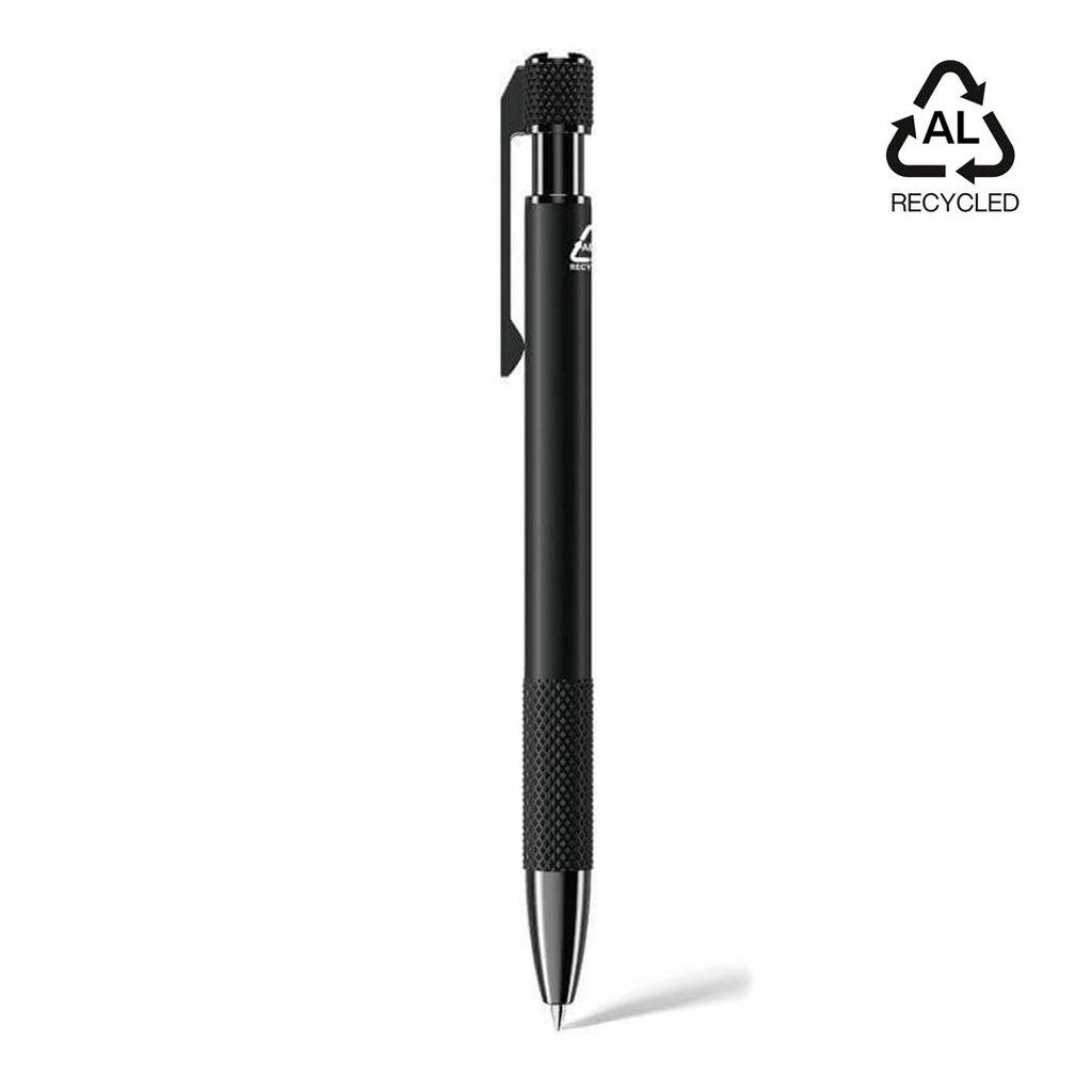 Recycled Aluminium Ballpoint Pen - Black