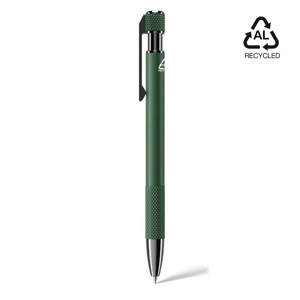 Recycled Aluminium Ballpoint Pen - Green