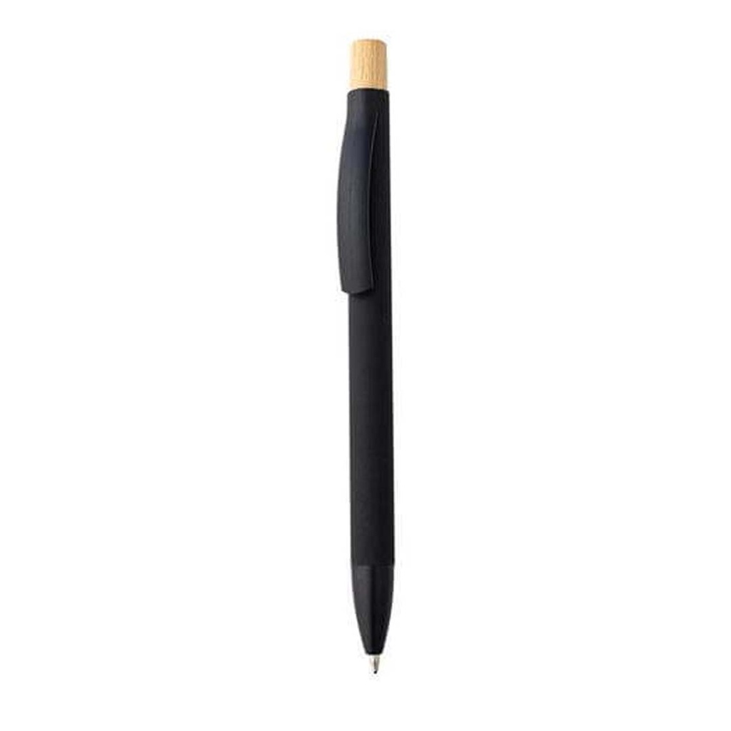 Aluminium Push Action Ballpen - Black