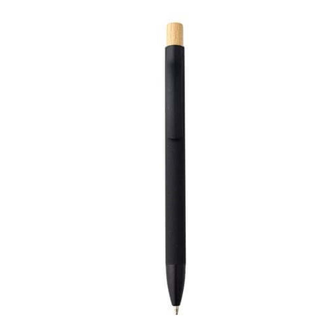 Aluminium Push Action Ballpen - Black