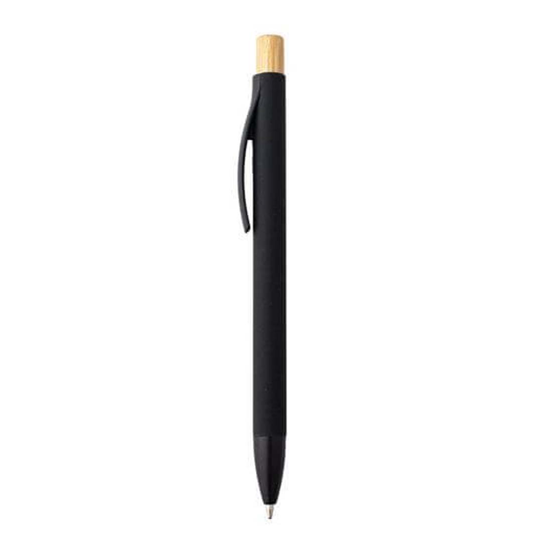 Aluminium Push Action Ballpen - Black