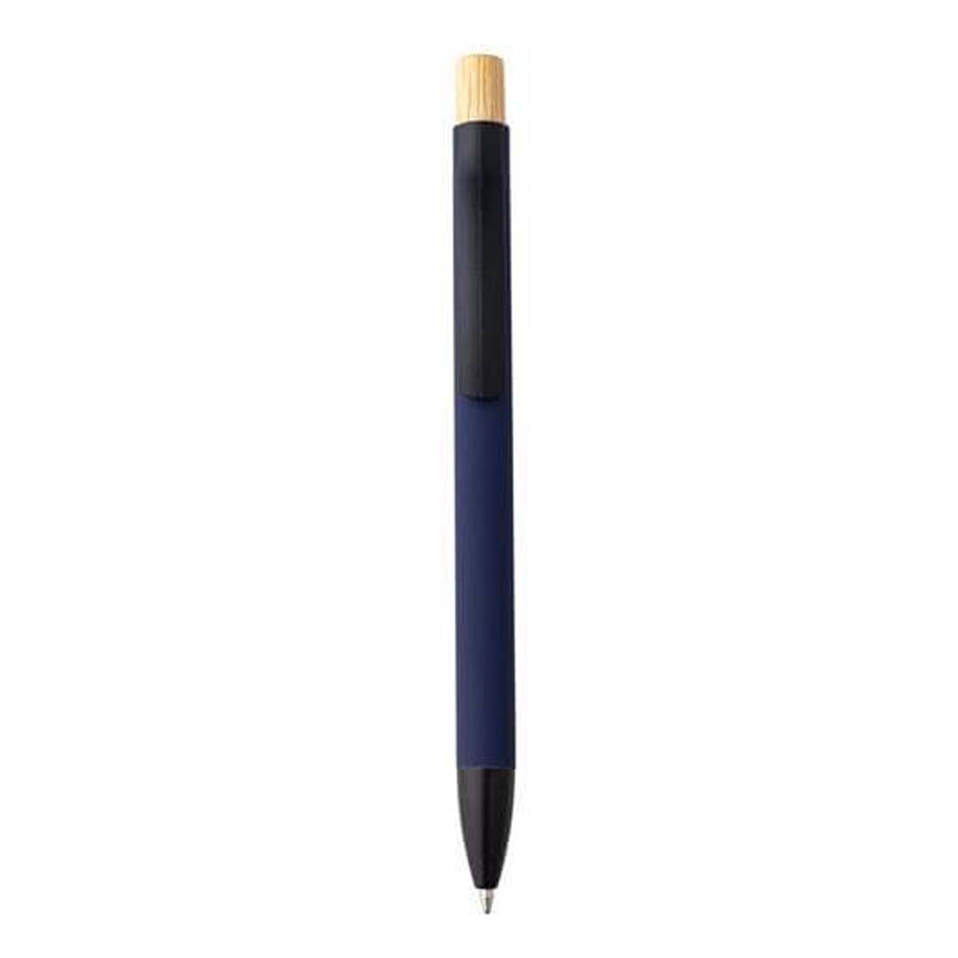 Aluminium Push Action Ballpen - Blue