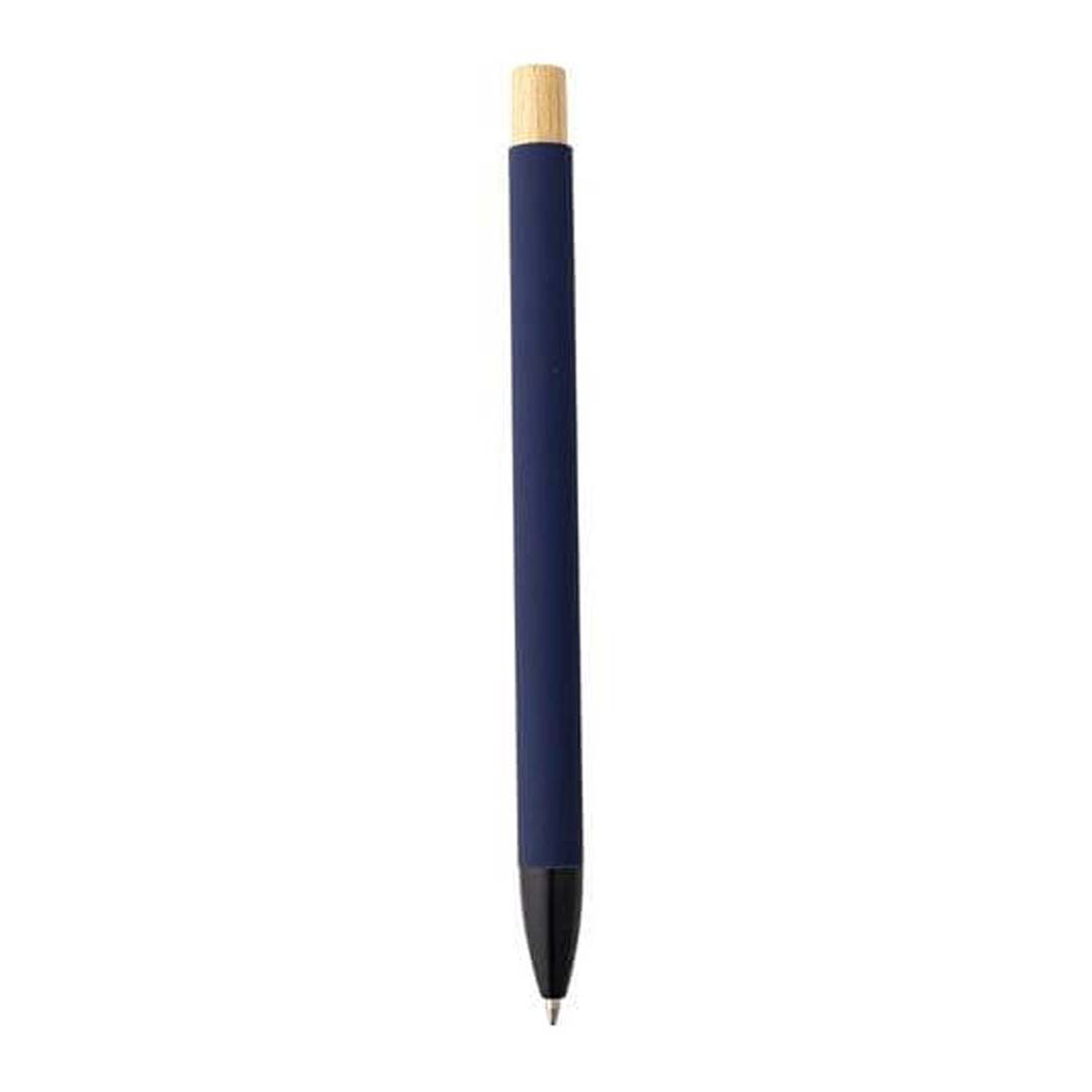Aluminium Push Action Ballpen - Blue