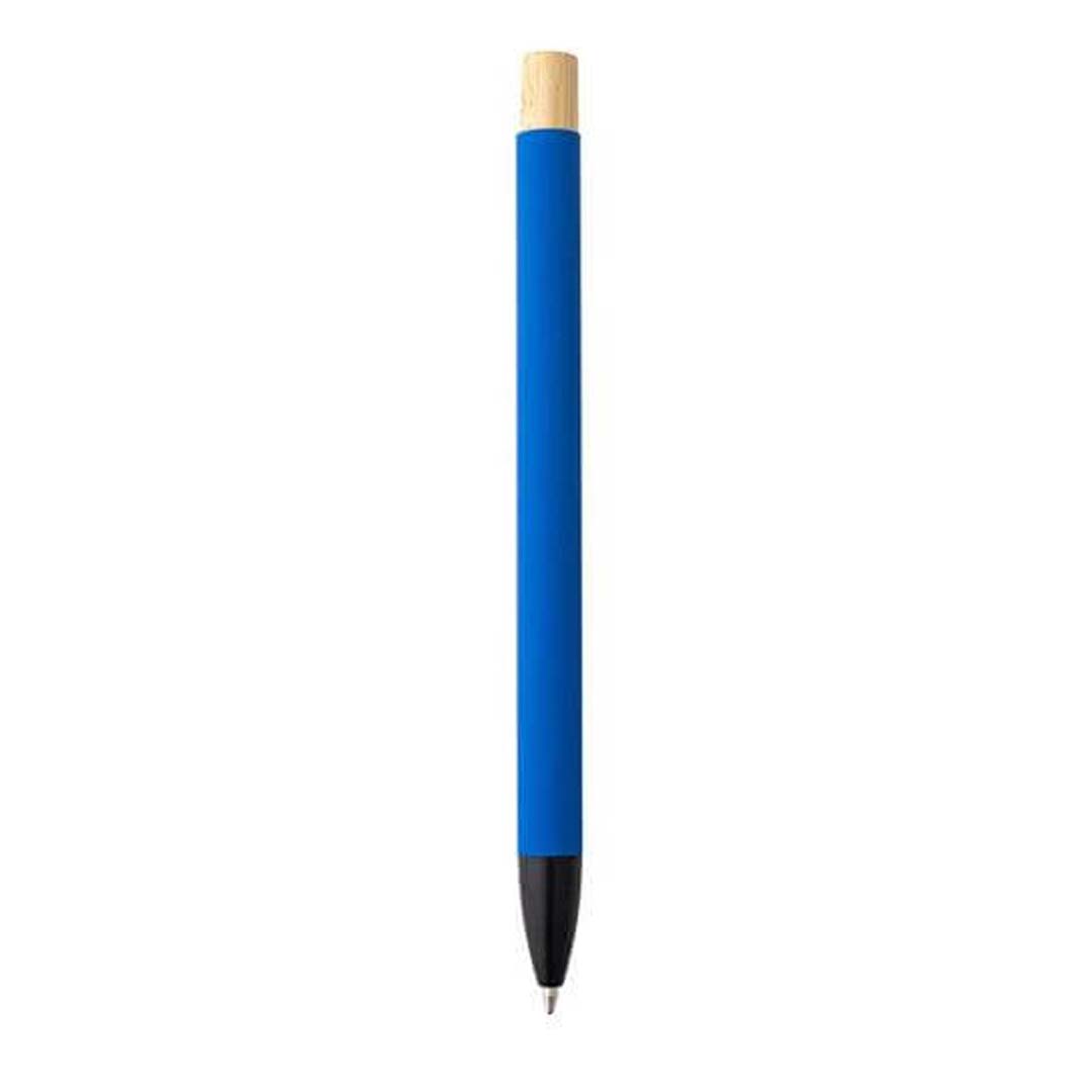 Aluminium Push Action Ballpen - Medium Blue