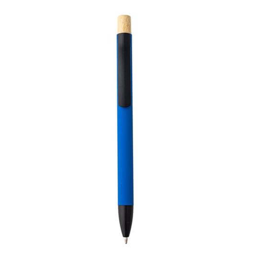Aluminium Push Action Ballpen - Medium Blue
