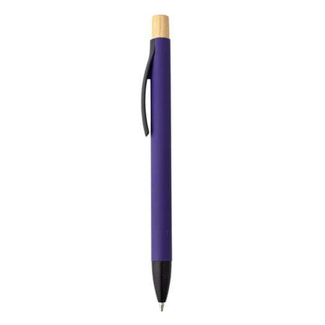 Aluminium Push Action Ballpen - Purple