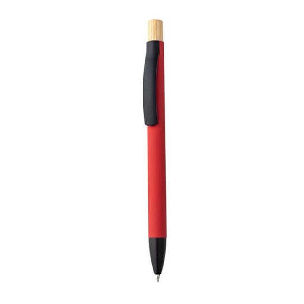 Aluminium Push Action Ballpen - Red