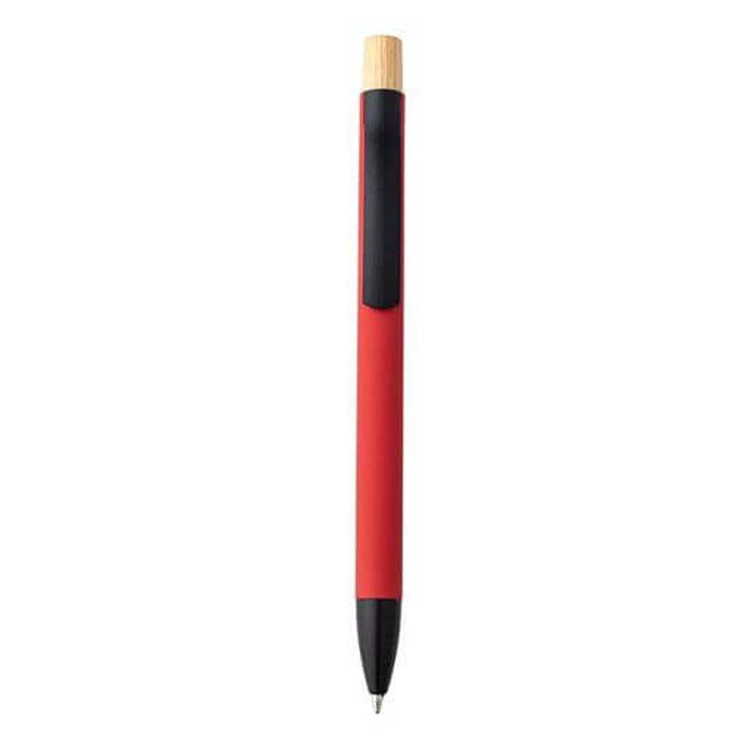 Aluminium Push Action Ballpen - Red