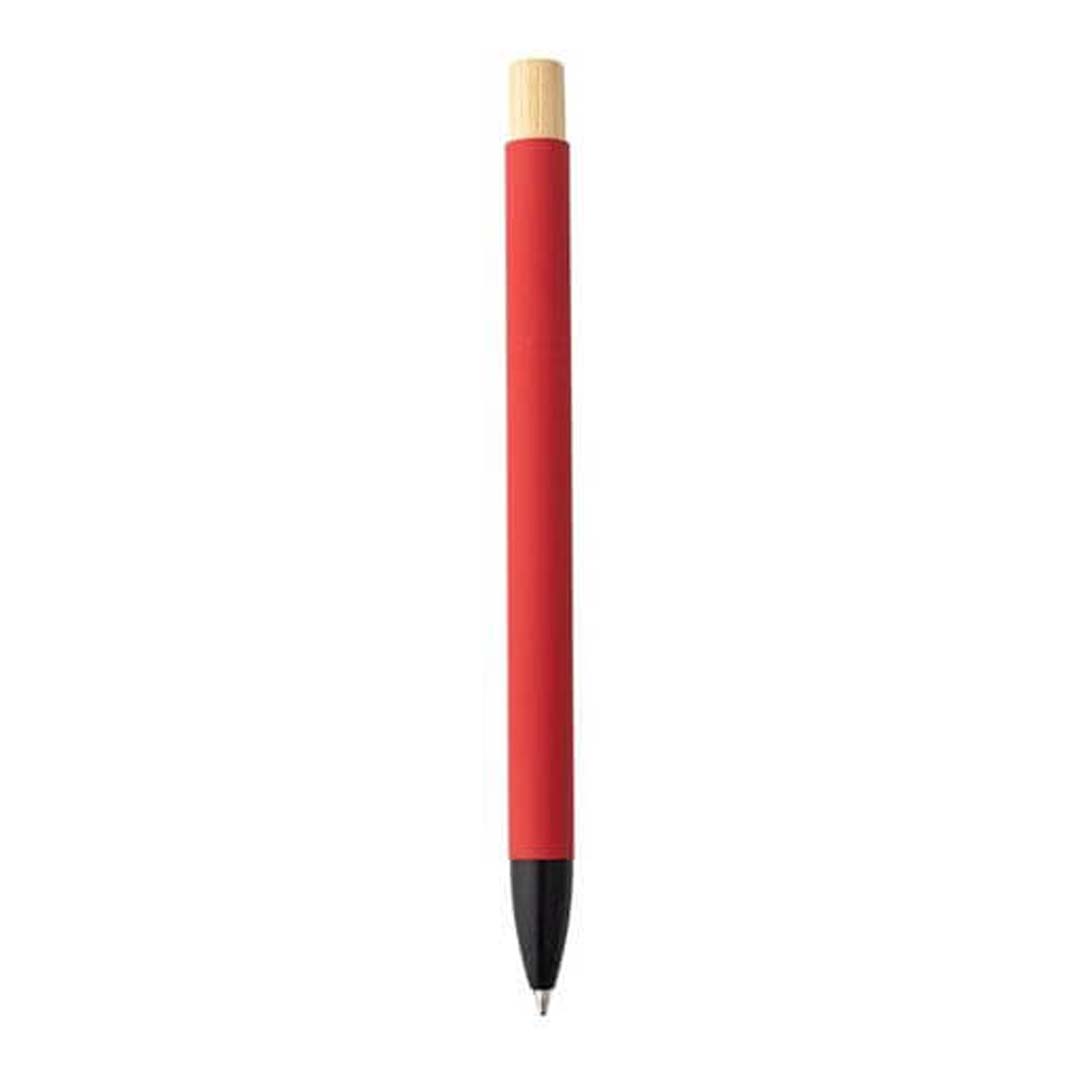 Aluminium Push Action Ballpen - Red