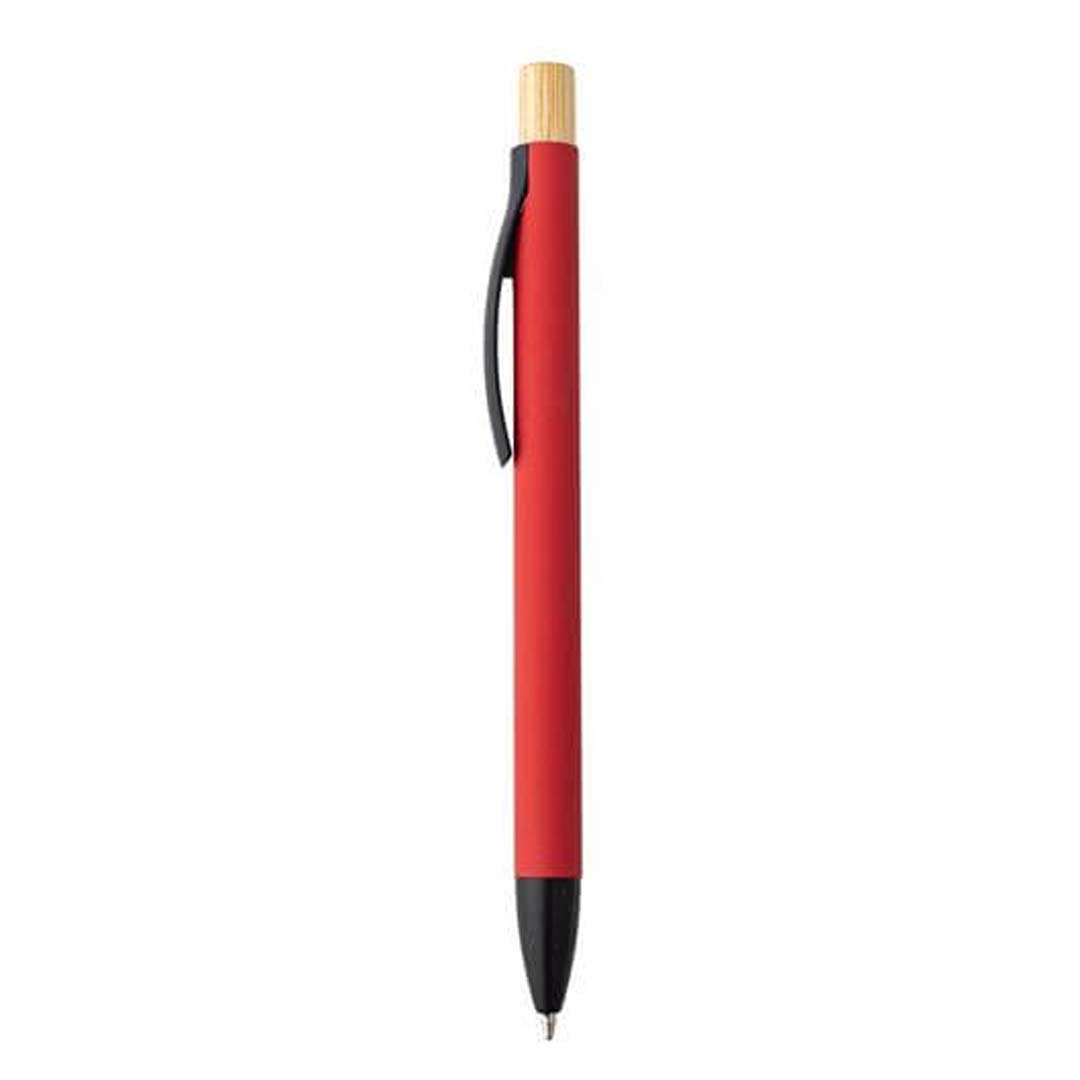 Aluminium Push Action Ballpen - Red