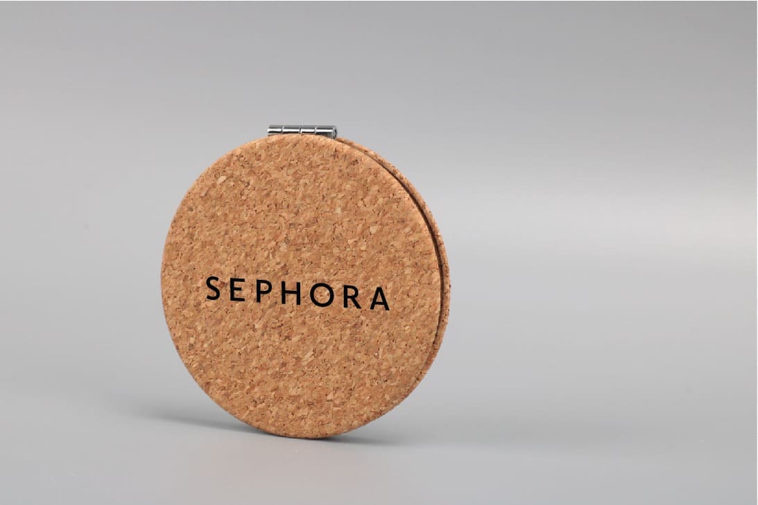 eco-neutral Cork Pocket Mirror