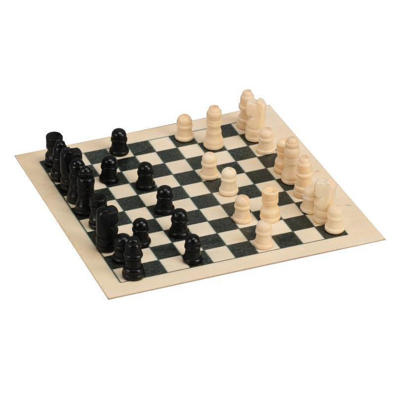 eco-neutral 4-in-1 Wooden Games Box