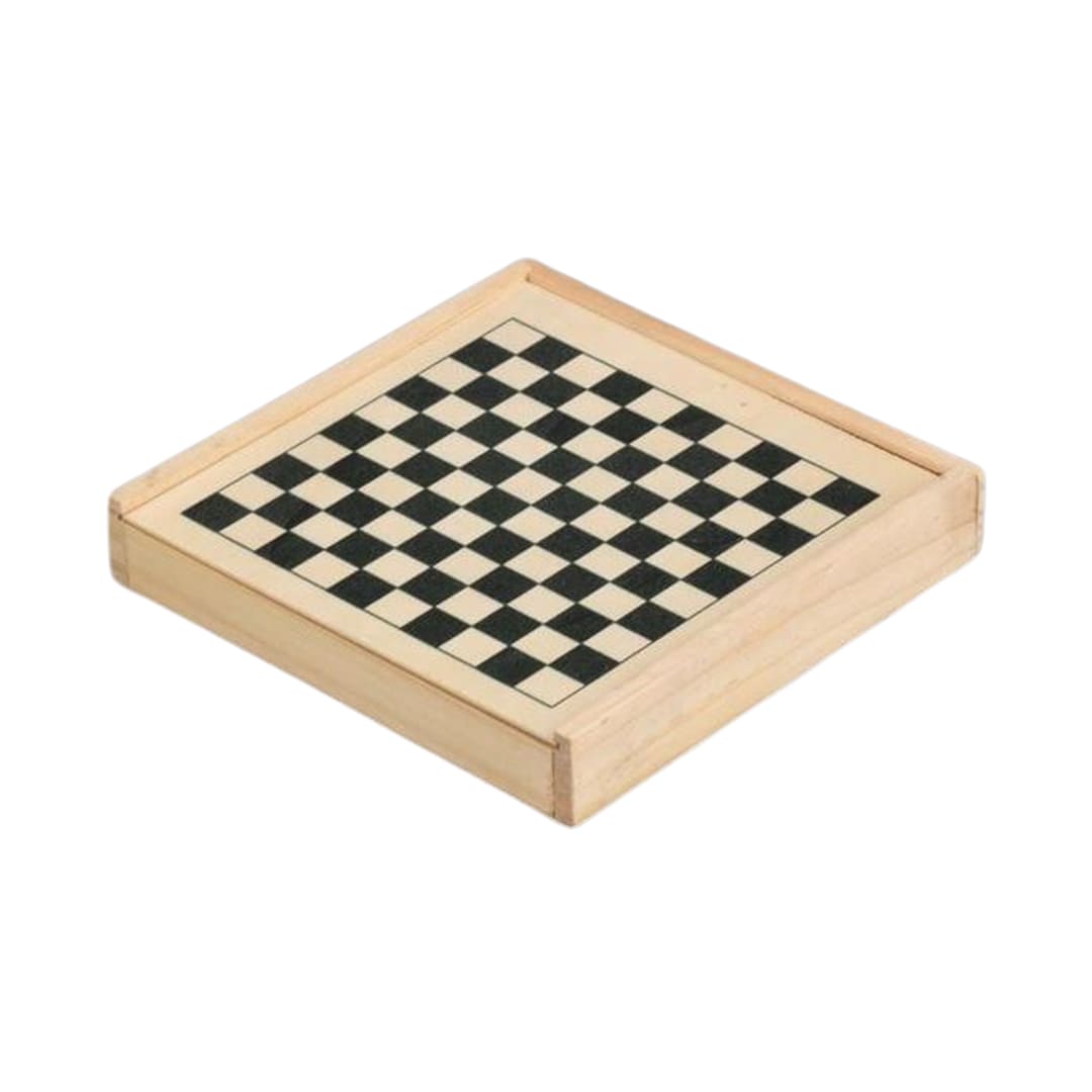 eco-neutral 4-in-1 Wooden Games Box