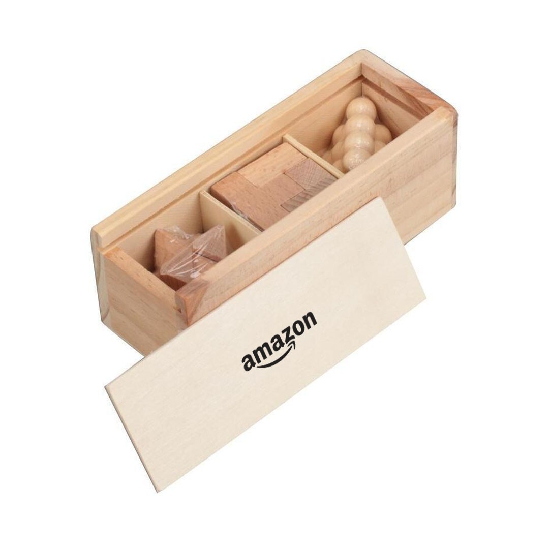eco-neutral 3 pcs Brain Teaser Puzzle Set