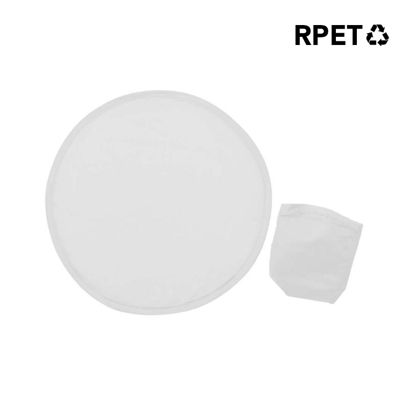 RPET Foldable Frisbee - White