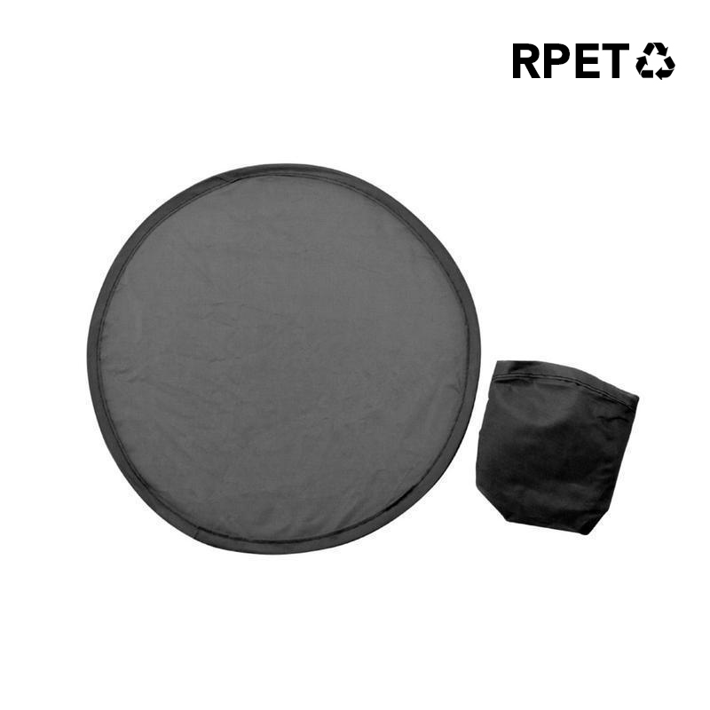 RPET Foldable Frisbee - Black