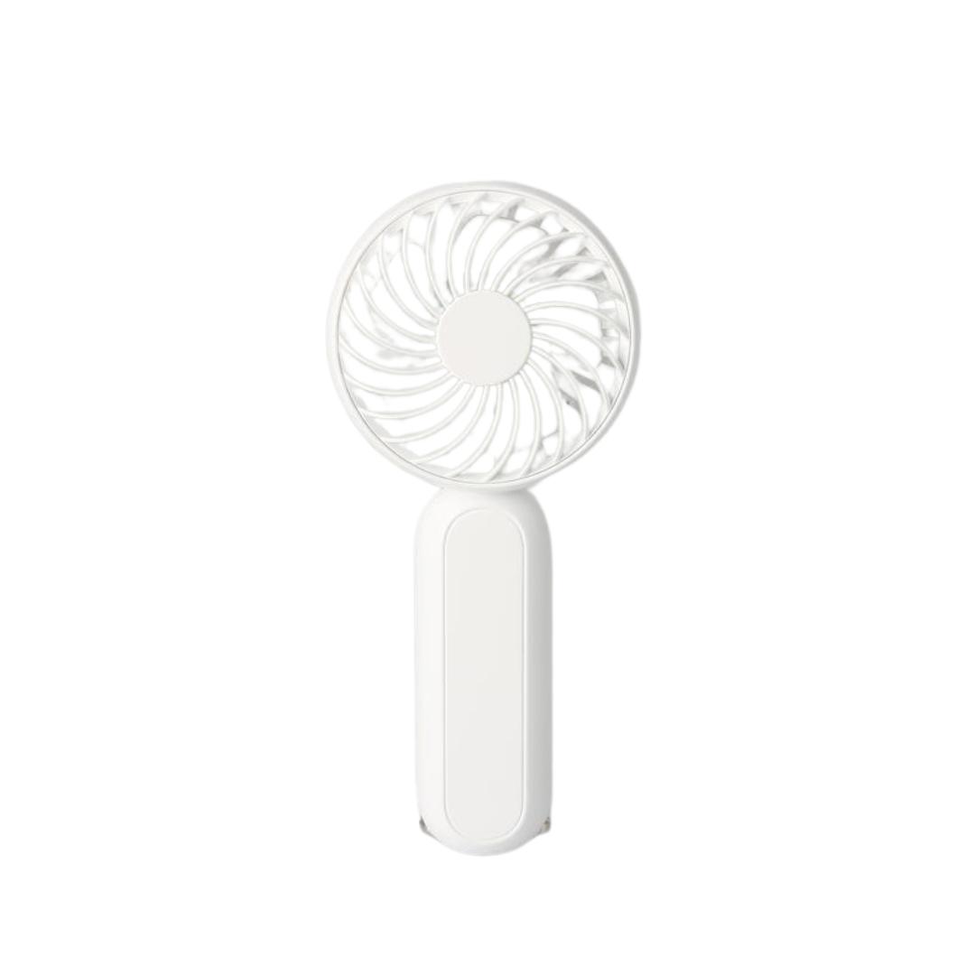 Rechargeable Mini Hand Fan - White