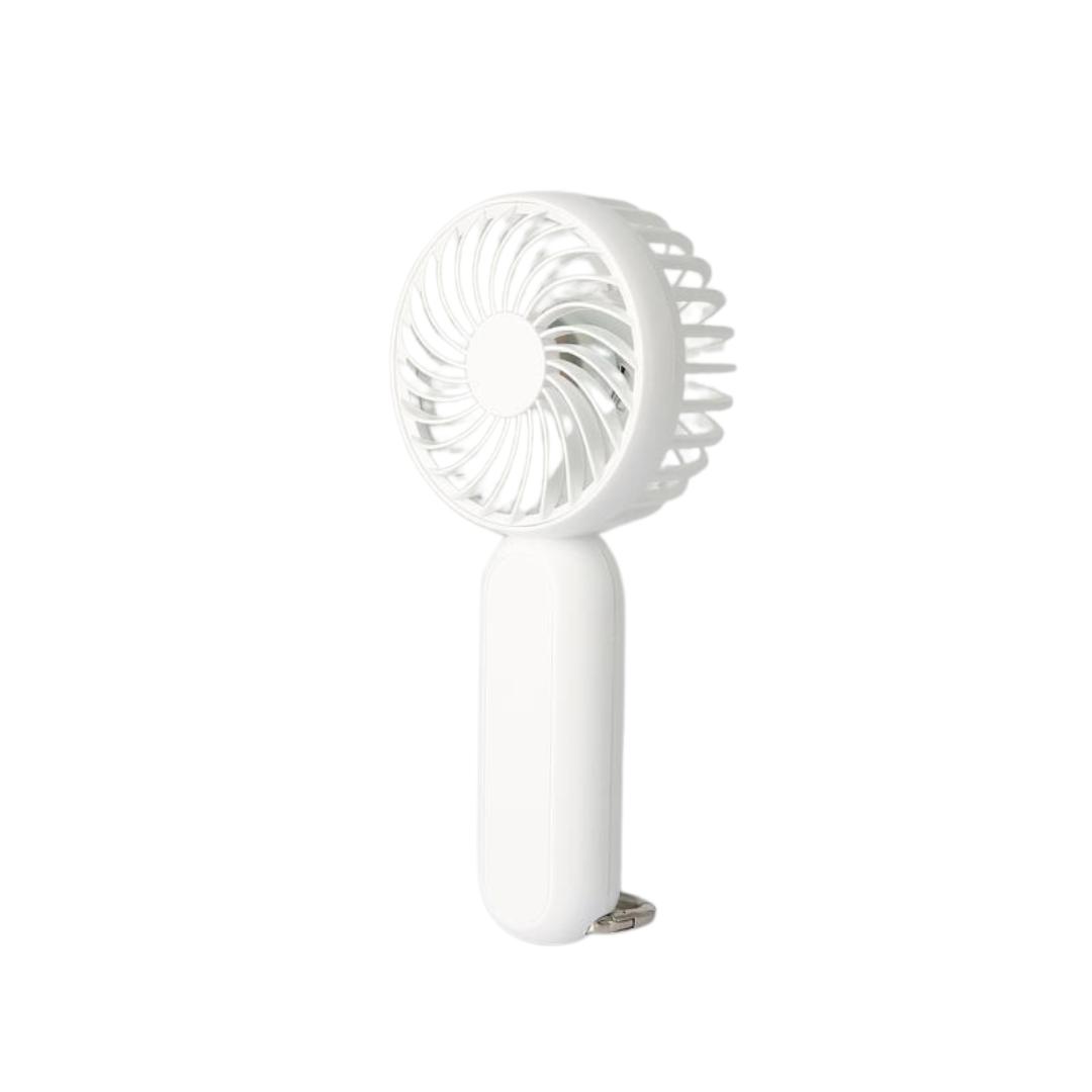 Rechargeable Mini Hand Fan - White