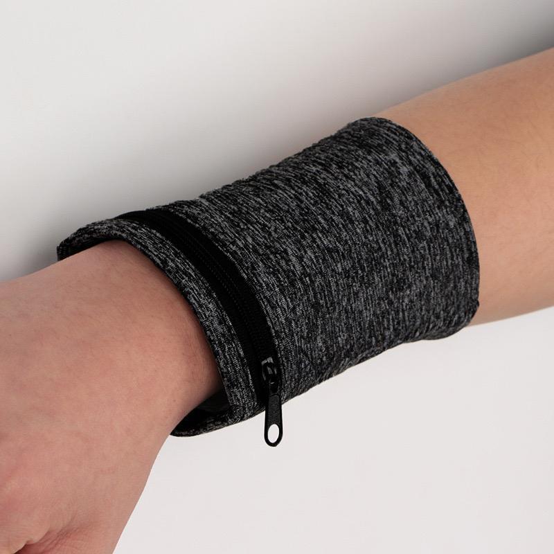 RPET Wrist Band with Zipper Pouch