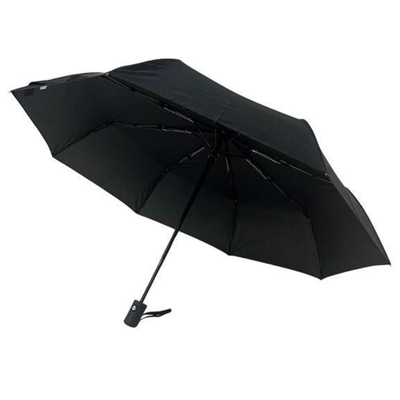 Giftology Auto-Open 21" Umbrella with Sleeve - Black