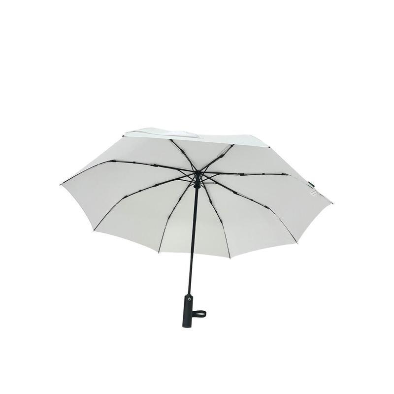 Santhome RPET Auto-Open 23" Umbrella with SPF50 UV Protection - White
