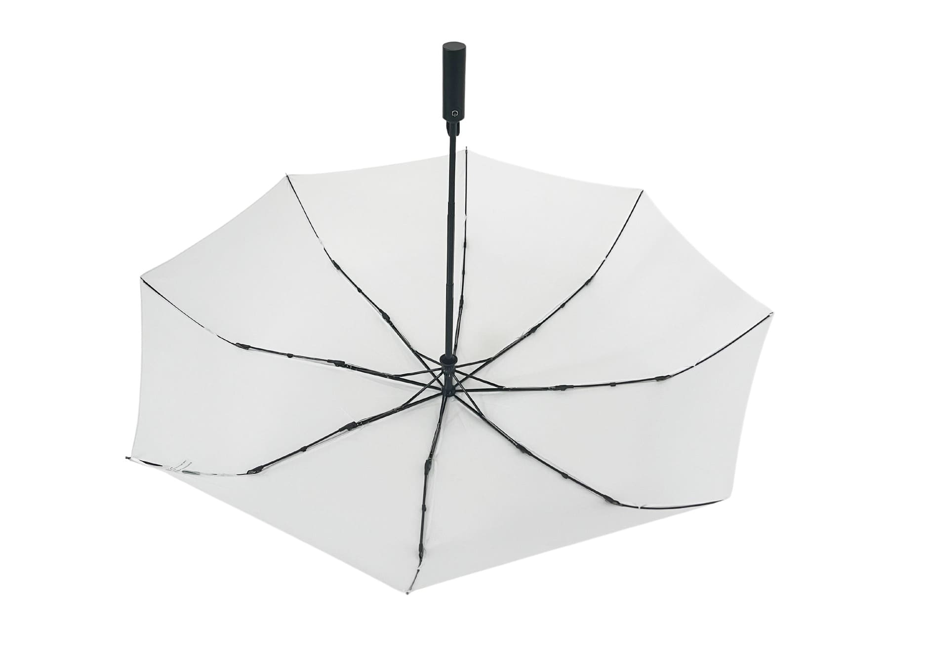 Santhome RPET Auto-Open 23" Umbrella with SPF50 UV Protection - White