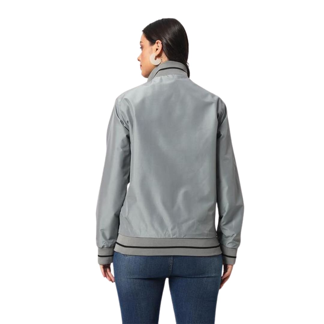 SANTHOME Women's Lightweight Reversible Bomber Jacket